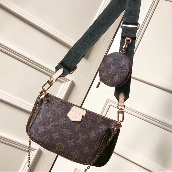LV Pochette Accessories CrossBody Green - Picture 1 of 13